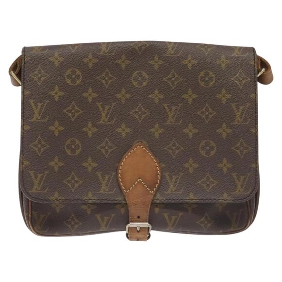LOUIS VUITTON Monogram Cartouchiere GM Shoulder Bag Vintage M51252 Auth 129350 - Picture 11 of 15